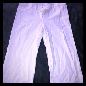 White cropped pants